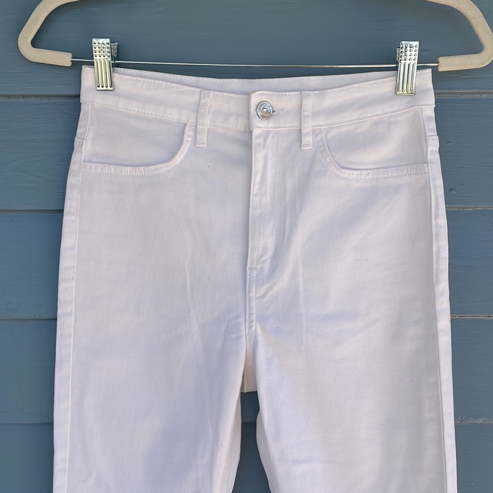 H&M White High-Rise Skinny Jeans - Picture 3 of 7